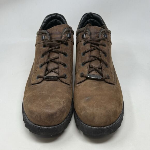 Rockport Waterproof Chukka Boots Mens 13 N Narrow Brown Leather Preppy Gorpcore - Picture 5 of 16